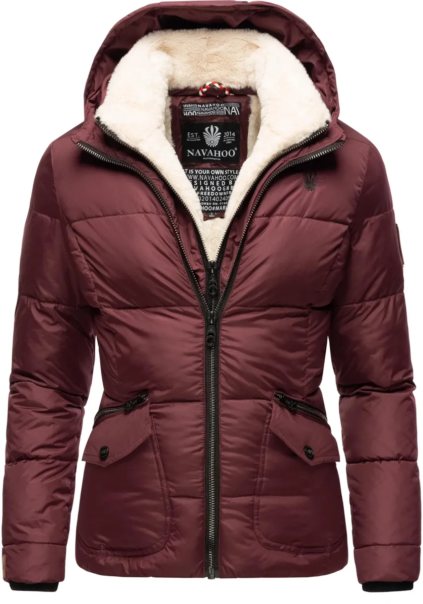 Зимняя куртка Navahoo "Меган" с капюшоном, стильная женская стеганая куртка на плюшевой подкладке, красный
Зимняя куртка Navahoo "Меган" с капюшоном, стильная женская стеганая куртка на плюшевой подкладке, красный