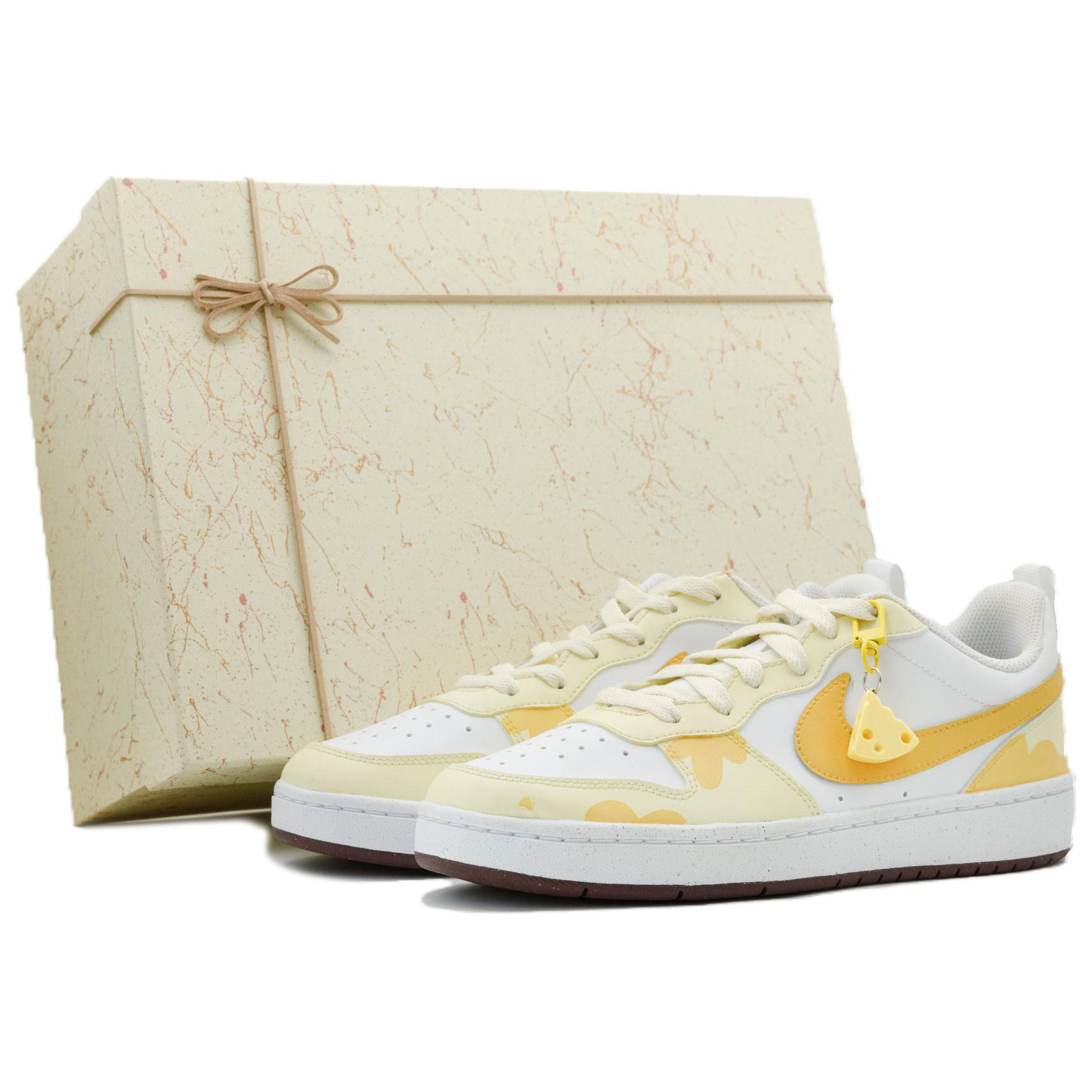 Nike Детские кроссовки для скейтбординга Court Borough с нескользящей подошвой, износостойкие, желтые, белые, подростковые
Nike Детские кроссовки для скейтбординга Court Borough с нескользящей подошвой, износостойкие, желтые, белые, подростковые