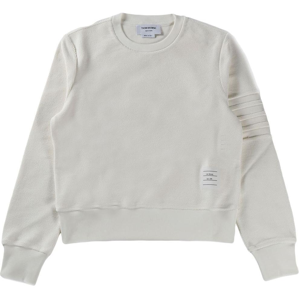 Свитшот с 4 полосками THOM BROWNE, белый
Свитшот с 4 полосками THOM BROWNE, белый