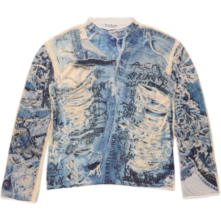 Acne Studios Свитер SS25 Unisex Blue
Acne Studios Свитер SS25 Unisex Blue