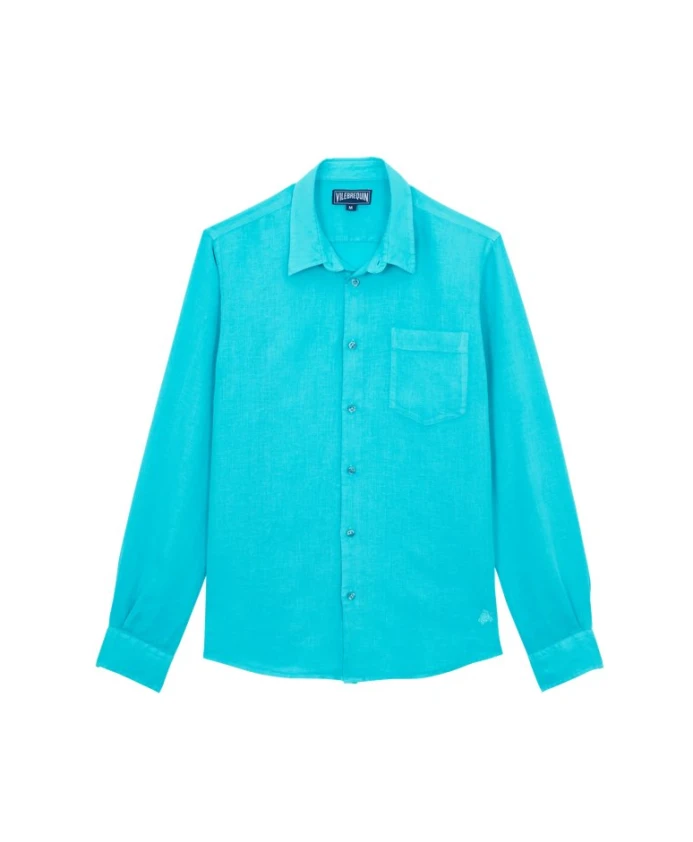 Льняная рубашка Caroubis Vilebrequin, зеленый
Льняная рубашка Caroubis Vilebrequin, зеленый