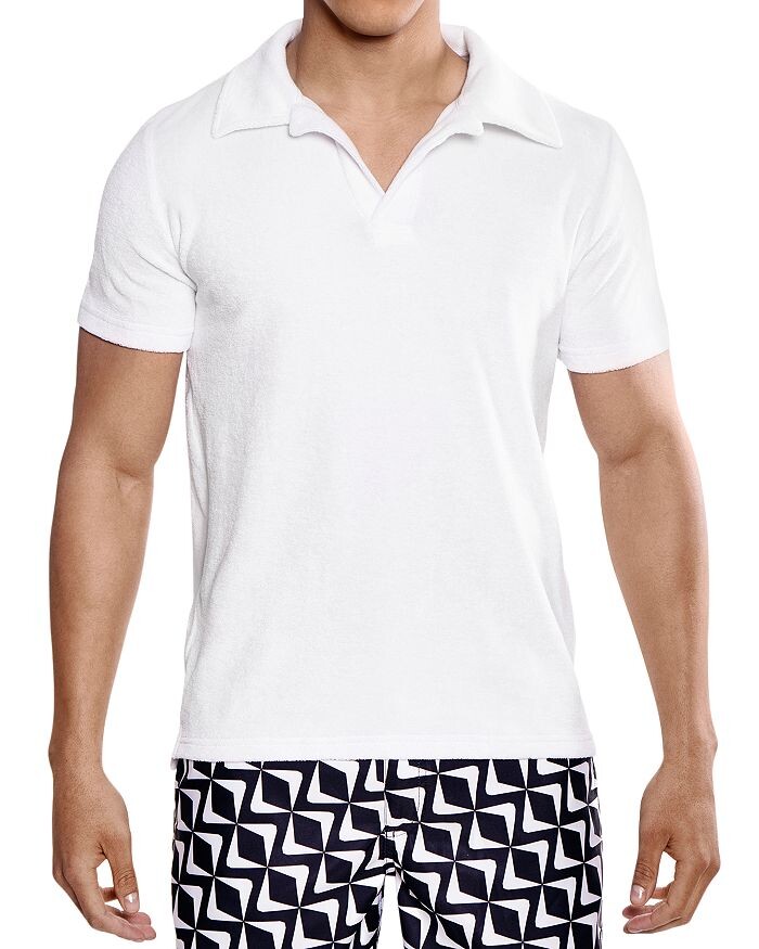 PRINCE & BOND Велюровая рубашка-поло Riviera, белый
PRINCE & BOND Велюровая рубашка-поло Riviera, белый