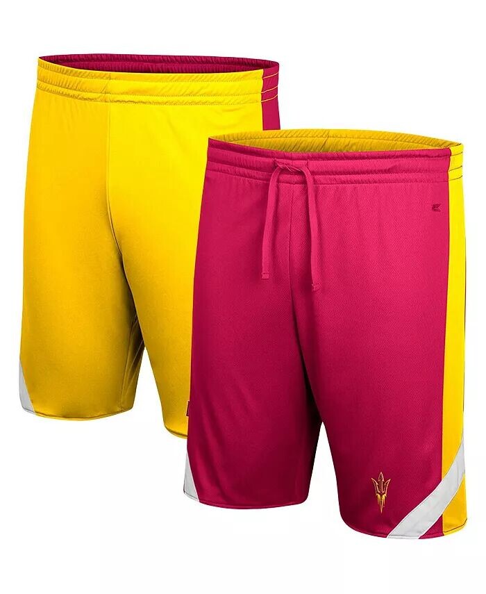 Мужские бордово-золотые двусторонние шорты Arizona State Sun Devils Am I Wrong Colosseum
Мужские бордово-золотые двусторонние шорты Arizona State Sun Devils Am I Wrong Colosseum