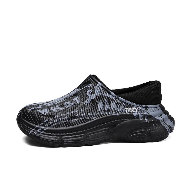 TFKY Скользостойкие износостойкие тапочки с закрытым носком мужские - черный синий, цвет Black Blue
TFKY Скользостойкие износостойкие тапочки с закрытым носком мужские - черный синий, цвет Black Blue