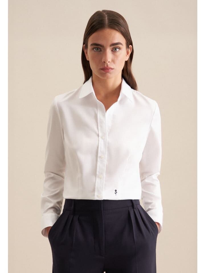 Блуза Seidensticker Hemdbluse Regular, белый
Блуза Seidensticker Hemdbluse Regular, белый