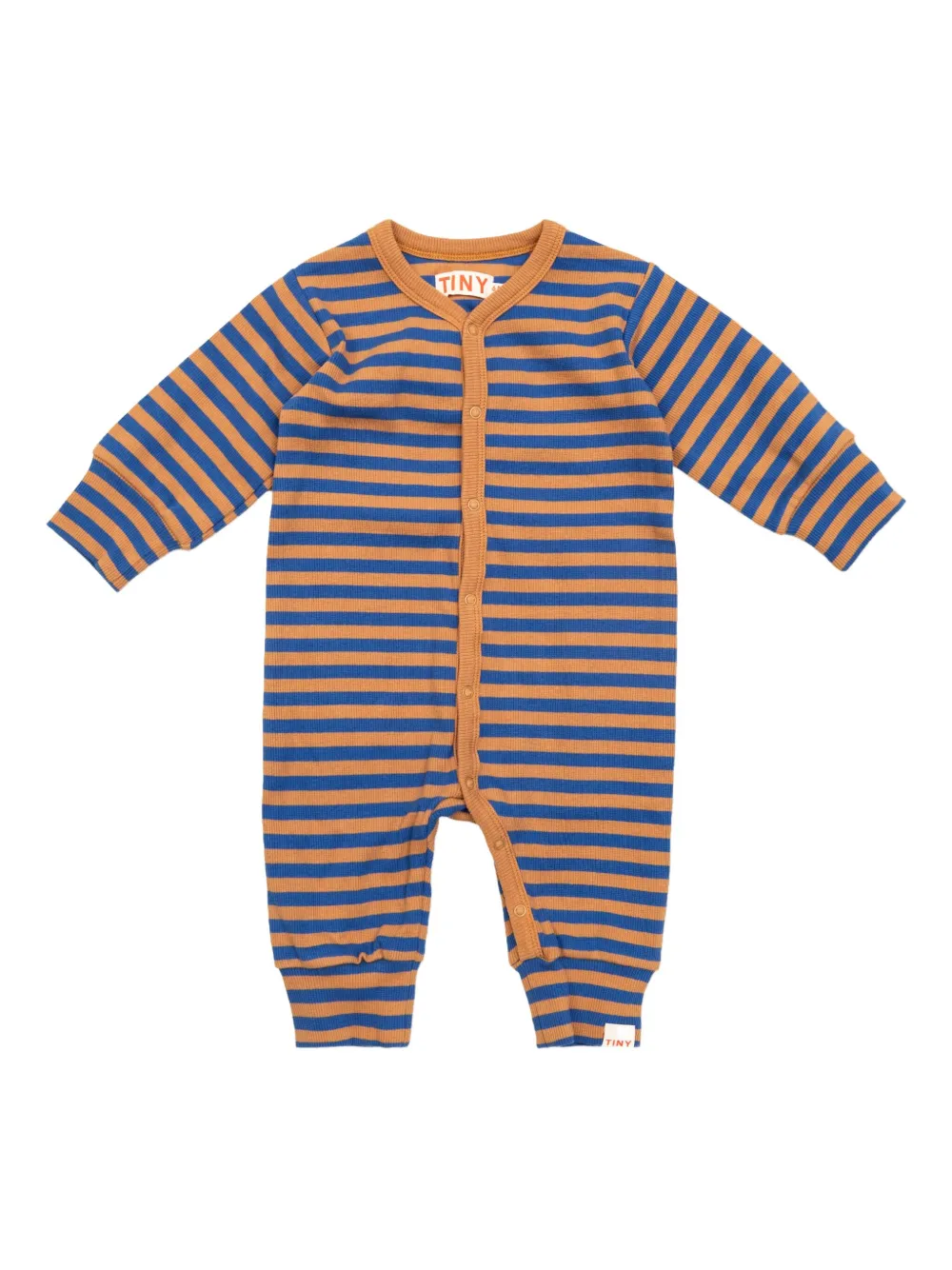 Полосатый комбинезон в рубчик Tiny Cottons, синий
Полосатый комбинезон в рубчик Tiny Cottons, синий