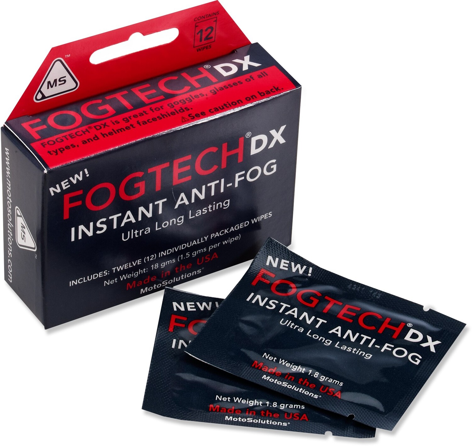 DX Instant Antifog Cloth — упаковка из 12 шт. Fogtech
DX Instant Antifog Cloth — упаковка из 12 шт. Fogtech