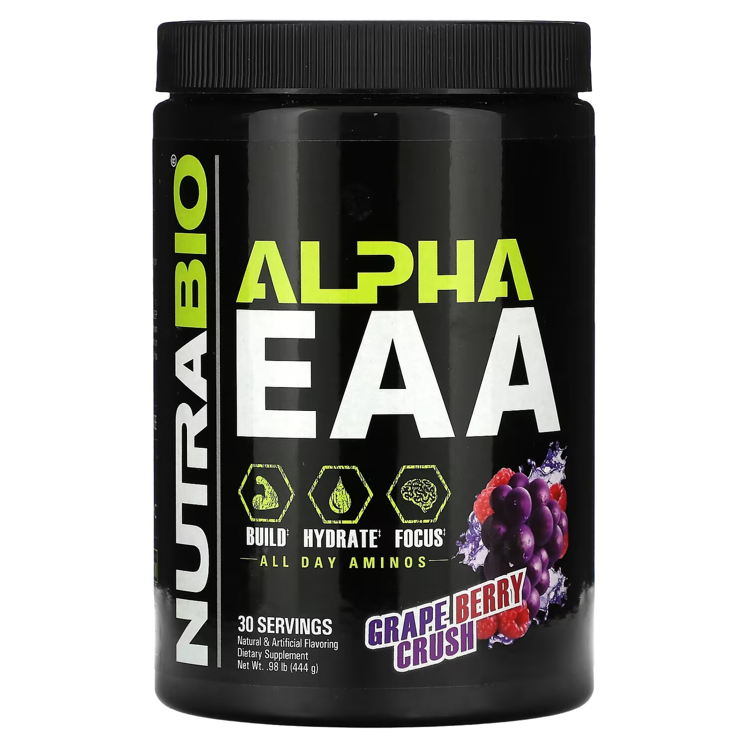 Добавка NutraBio Alpha EAA Grape Berry Crush
Добавка NutraBio Alpha EAA Grape Berry Crush