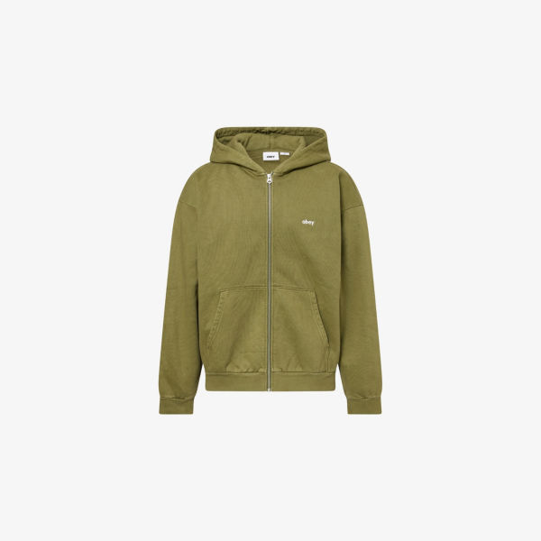 Худи Obey lowercase с вышитым логотипом, зеленый
Худи Obey lowercase с вышитым логотипом, зеленый