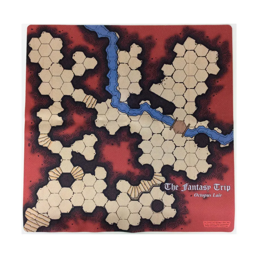 Игровой коврик Octopus Lair Style D — красный, Fantasy Trip (Steve Jackson Games)
Игровой коврик Octopus Lair Style D — красный, Fantasy Trip (Steve Jackson Games)