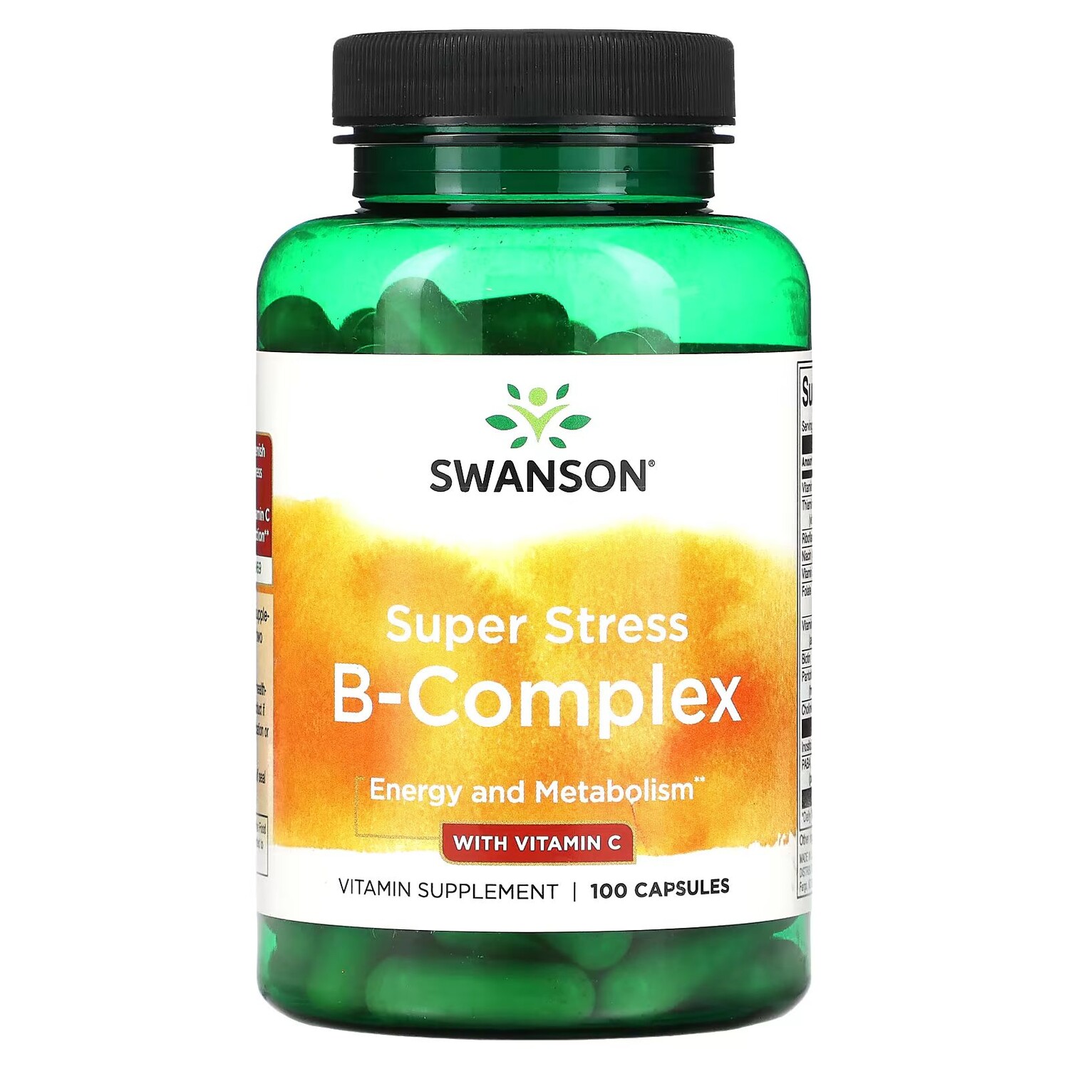 Super Stress, B-комплекс, с витамином С, 100 капсул Swanson
Super Stress, B-комплекс, с витамином С, 100 капсул Swanson