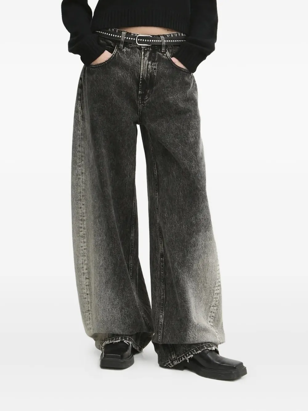 Джинсы широкого кроя с эффектом кислотной стирки Miss Sixty, черный
Джинсы широкого кроя с эффектом кислотной стирки Miss Sixty, черный