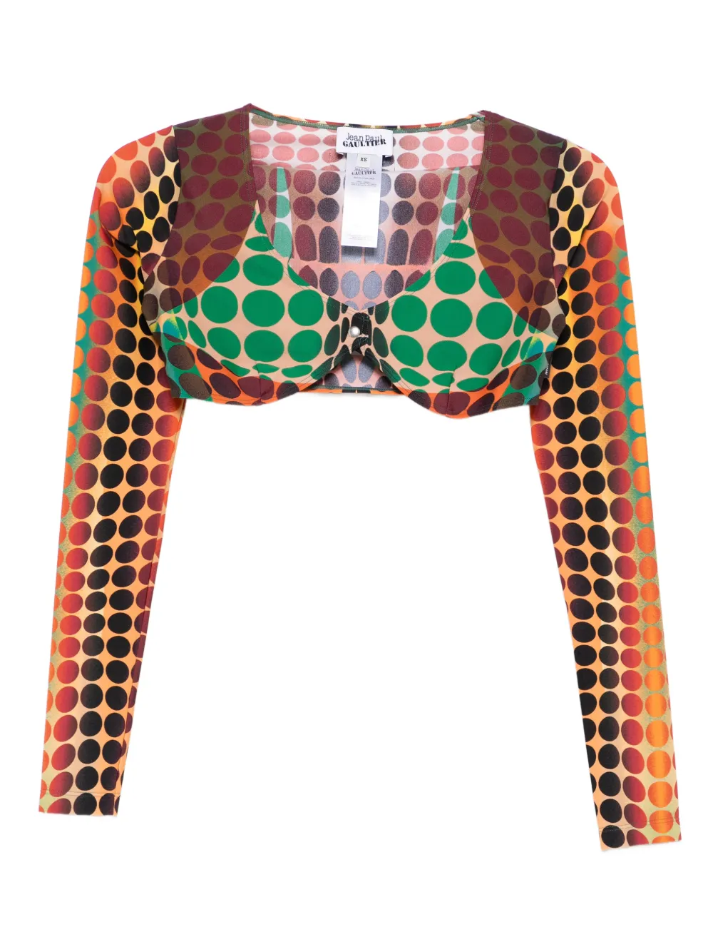 Топ в горошек Jean Paul Gaultier, оранжевый
Топ в горошек Jean Paul Gaultier, оранжевый