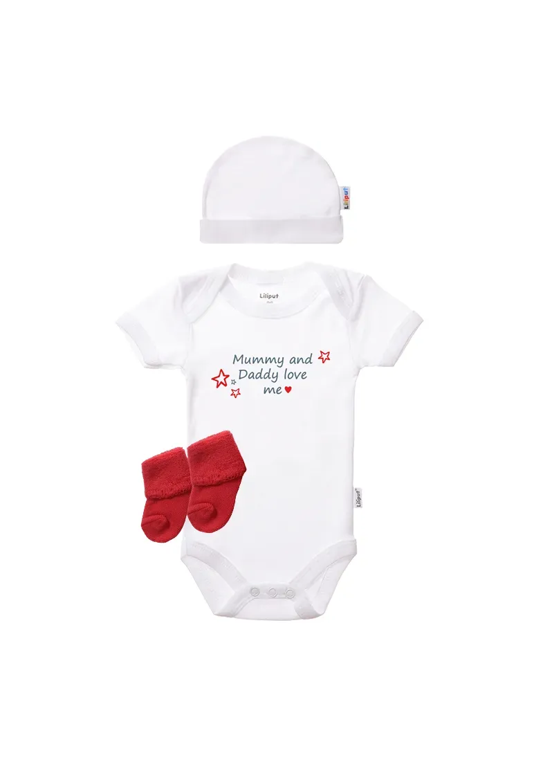 Комплект начального оборудования Liliput с симпатичным принтом спереди, красный
Комплект начального оборудования Liliput с симпатичным принтом спереди, красный