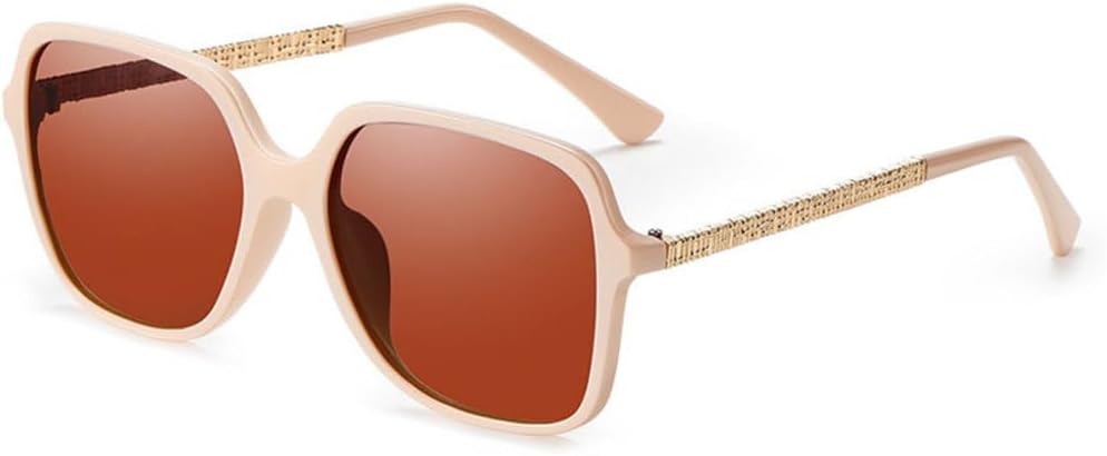 Поляризованные солнцезащитные очки для женщин, модные, в большой квадратной оправе, солнцезащитные очки для вождения, поляризованные очки в стиле ретро MTZJH, Beige Tea
Поляризованные солнцезащитные очки для женщин, модные, в большой квадратной оправе, солнцезащитные очки для вождения, поляризованные очки в стиле ретро MTZJH, Beige Tea