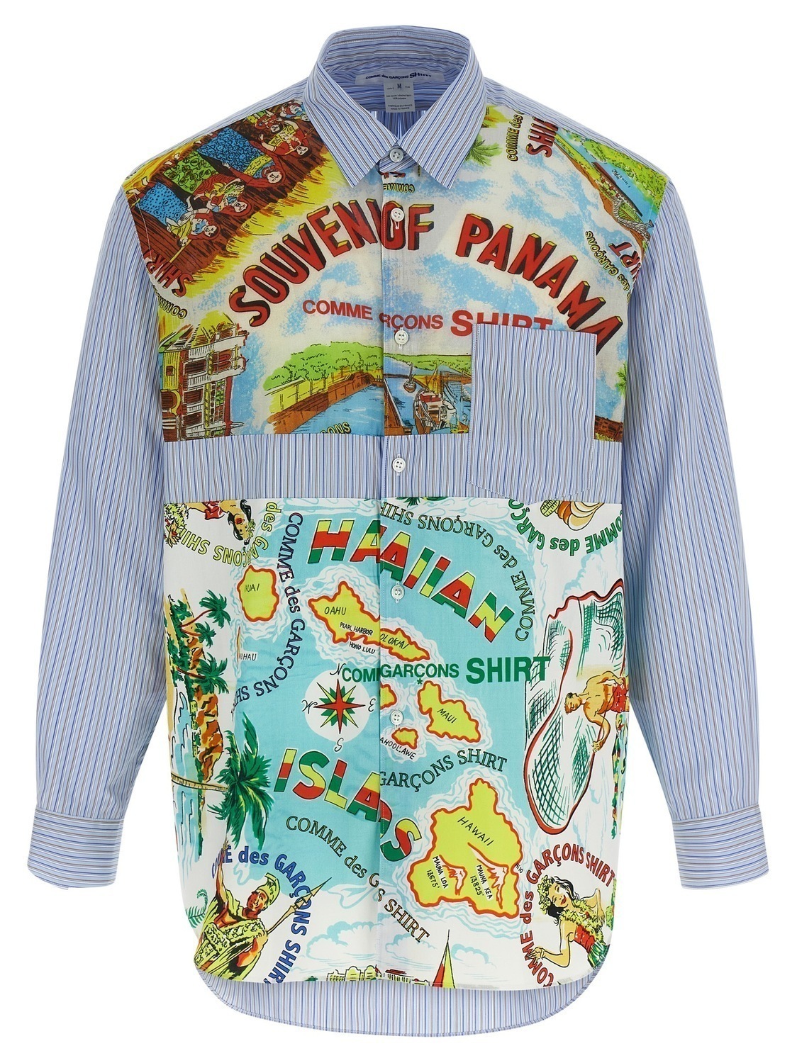 Рубашка с узорчатыми вставками Comme Des Garçons Shirt, мультиколор
Рубашка с узорчатыми вставками Comme Des Garçons Shirt, мультиколор