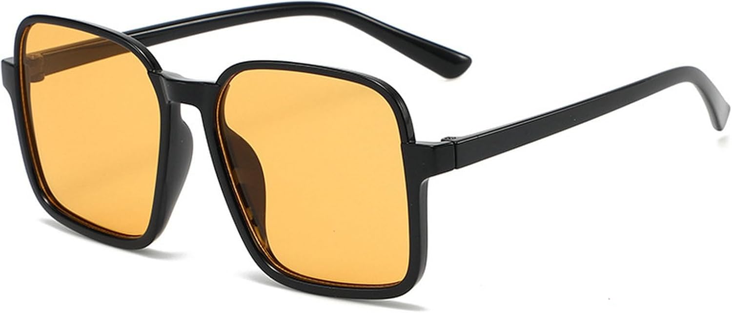 Винтажные квадратные солнцезащитные очки-пилот большого размера для женщин и мужчин, полуободковые солнцезащитные очки в стиле 70-х, модные очки цвета шампанского mincl, Yellow
Винтажные квадратные солнцезащитные очки-пилот большого размера для женщин и мужчин, полуободковые солнцезащитные очки в стиле 70-х, модные очки цвета шампанского mincl, Yellow