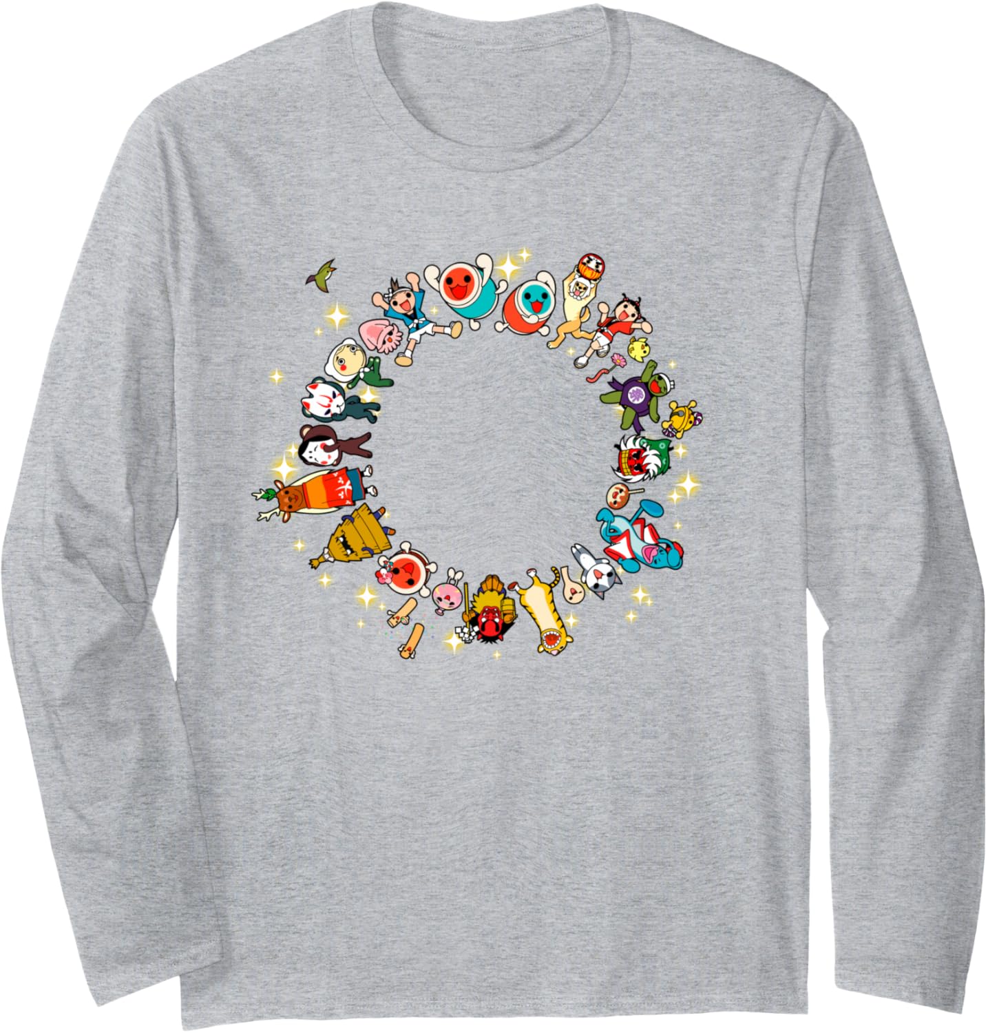 Футболка с длинными рукавами Мастер игры на барабанах тайко Bandai Namco Entertainment Inc., серый
Футболка с длинными рукавами Мастер игры на барабанах тайко Bandai Namco Entertainment Inc., серый