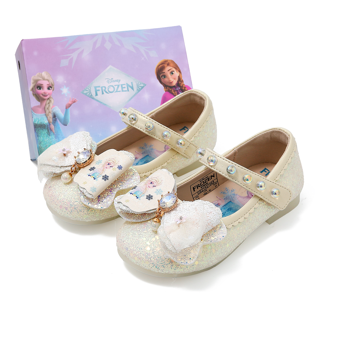 Детские кожаные туфли серии Frozen Series с противоскользящей подошвой и амортизацией, износостойкие, с низким верхом Disney, бежевый
Детские кожаные туфли серии Frozen Series с противоскользящей подошвой и амортизацией, износостойкие, с низким верхом Disney, бежевый