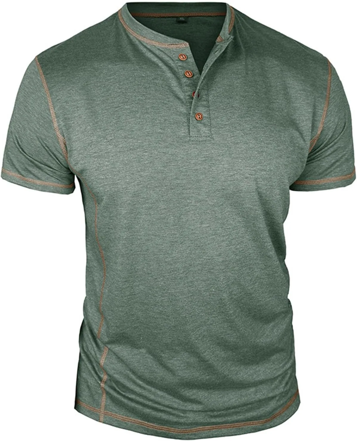 Мужская летняя футболка хенли с коротким рукавом, Casual, Loose, Color Block
Мужская летняя футболка хенли с коротким рукавом, Casual, Loose, Color Block