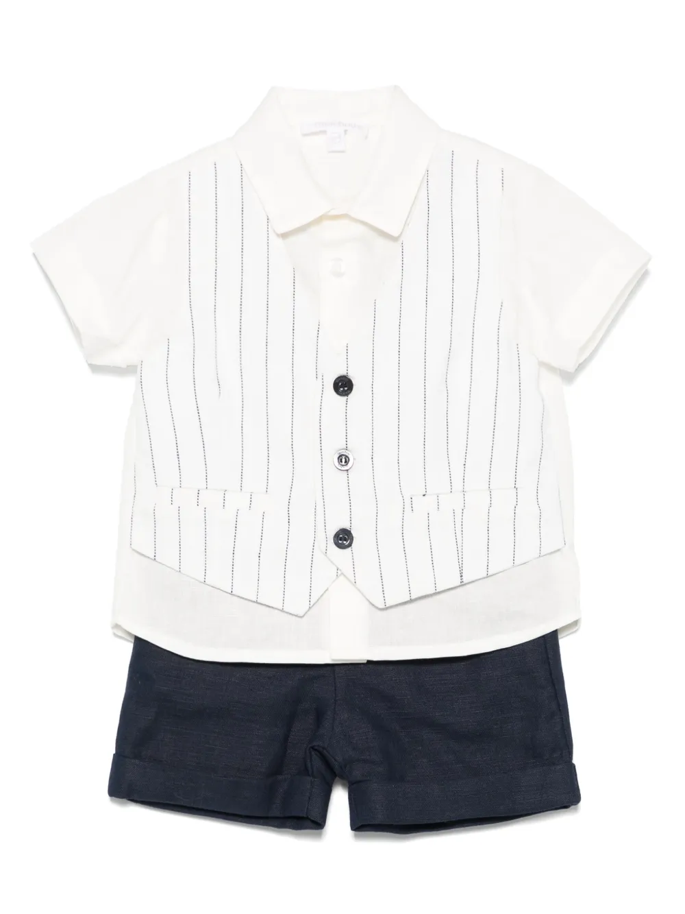 Комплект из трех шорт в полоску Patachou, синий
Комплект из трех шорт в полоску Patachou, синий