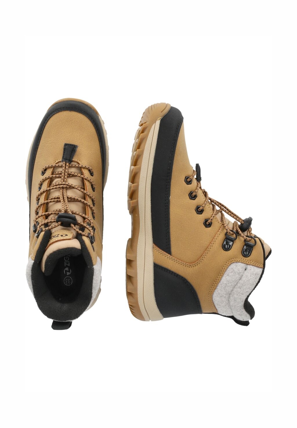 Ботильоны на шнуровке ZIGZAG, коричневый
Ботильоны на шнуровке ZIGZAG, коричневый