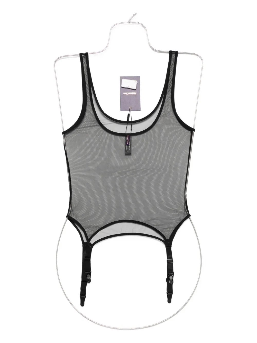 Боди Pure Tentation с подвязками Maison Close, черный 
Боди Pure Tentation с подвязками Maison Close, черный