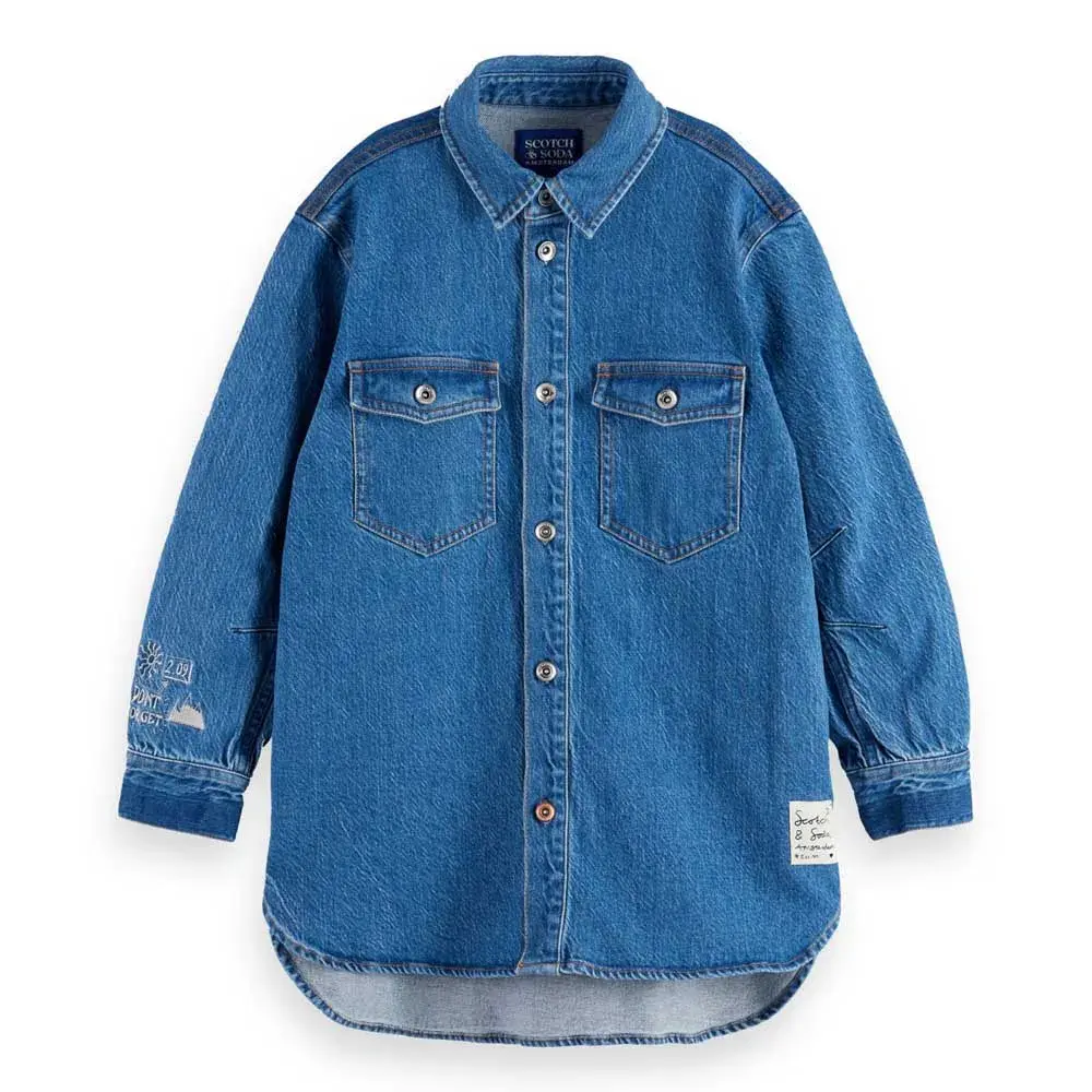 Платье с длинным рукавом Scotch & Soda A-Line Denim, синий
Платье с длинным рукавом Scotch & Soda A-Line Denim, синий