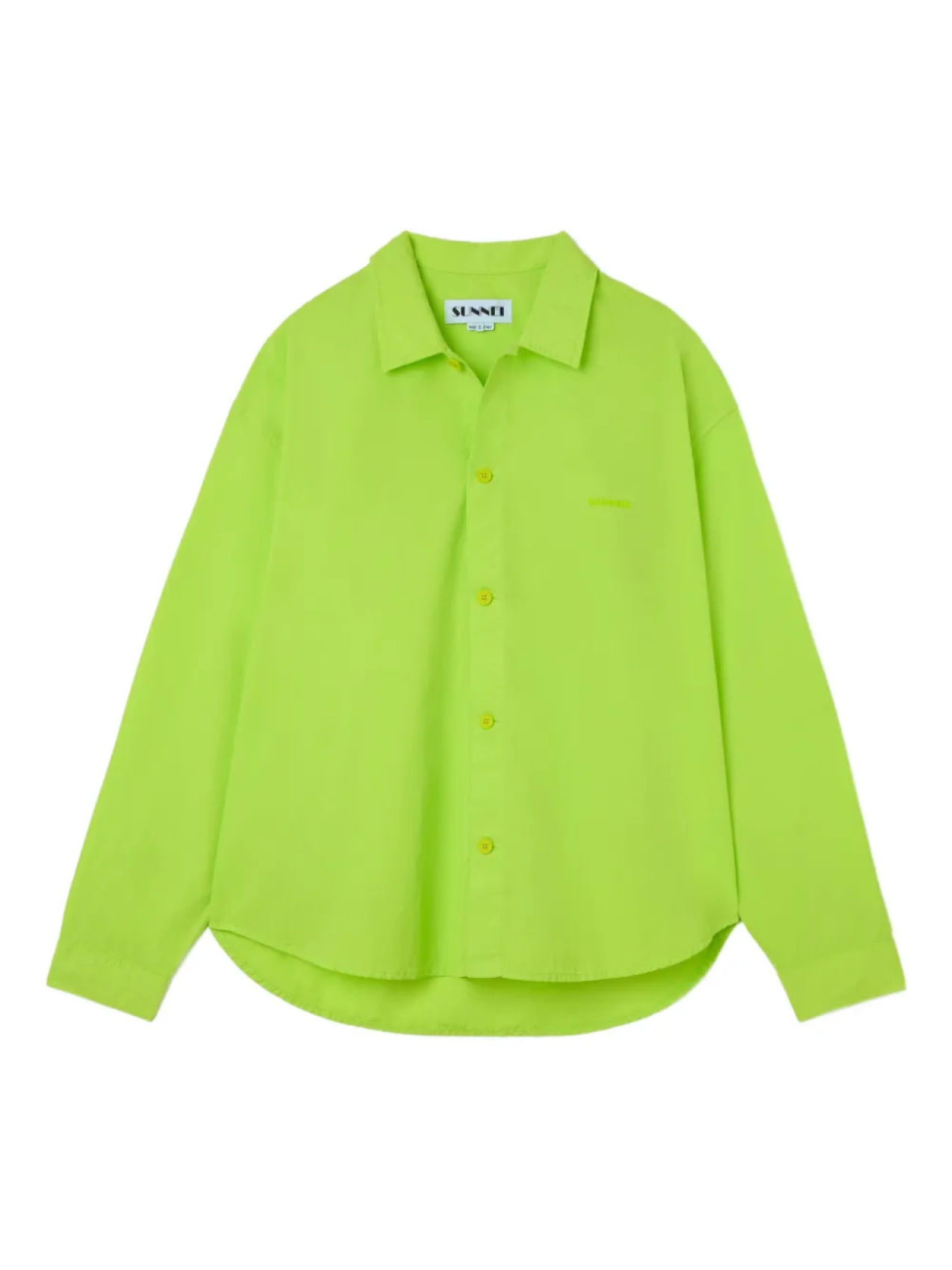 Рубашка из хлопка Sunnei, зеленый 
Рубашка из хлопка Sunnei, зеленый
