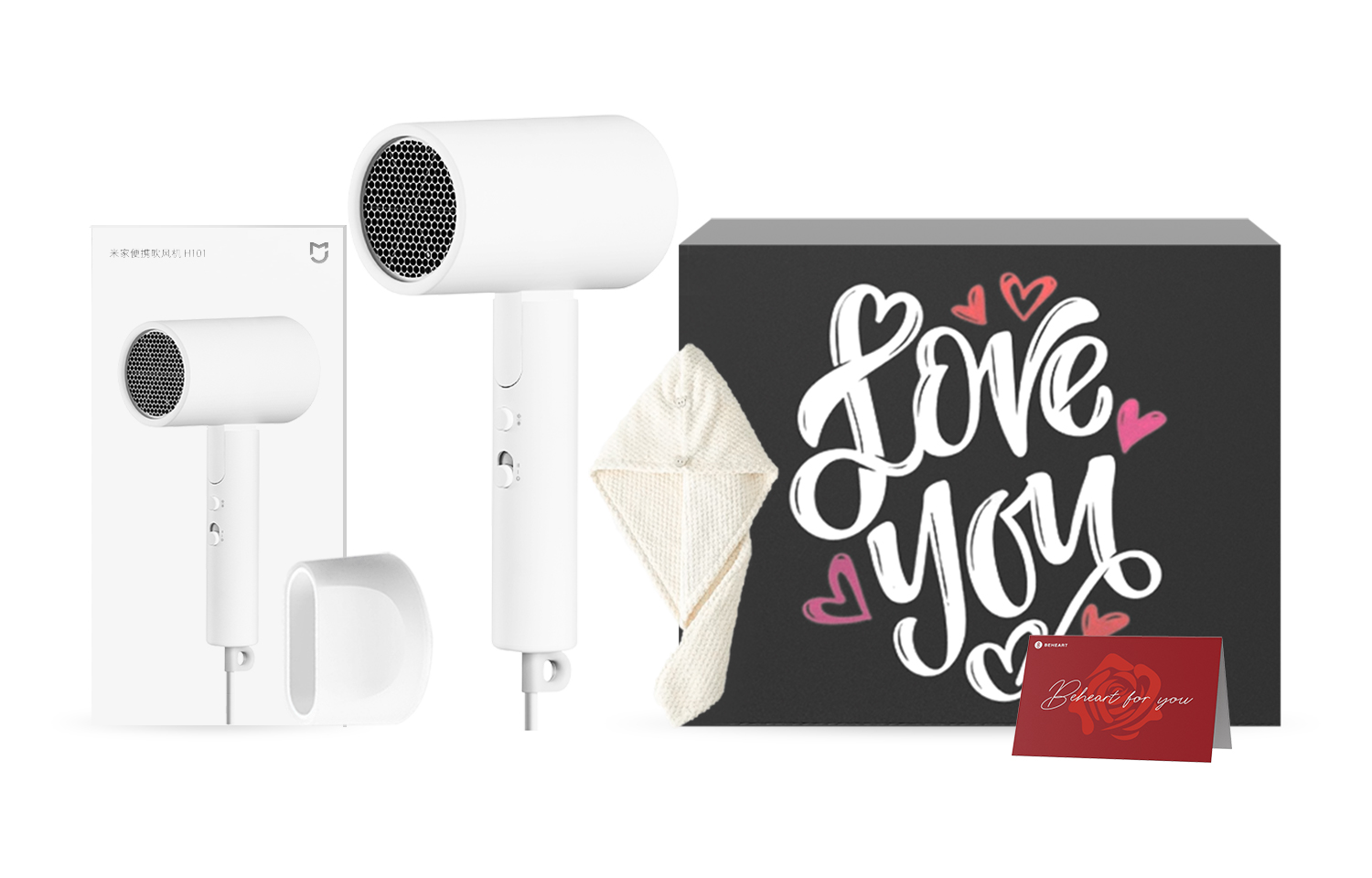 Фен для волос Mi, H101 White Heartthrob Boyfriend Gift Box
Фен для волос Mi, H101 White Heartthrob Boyfriend Gift Box