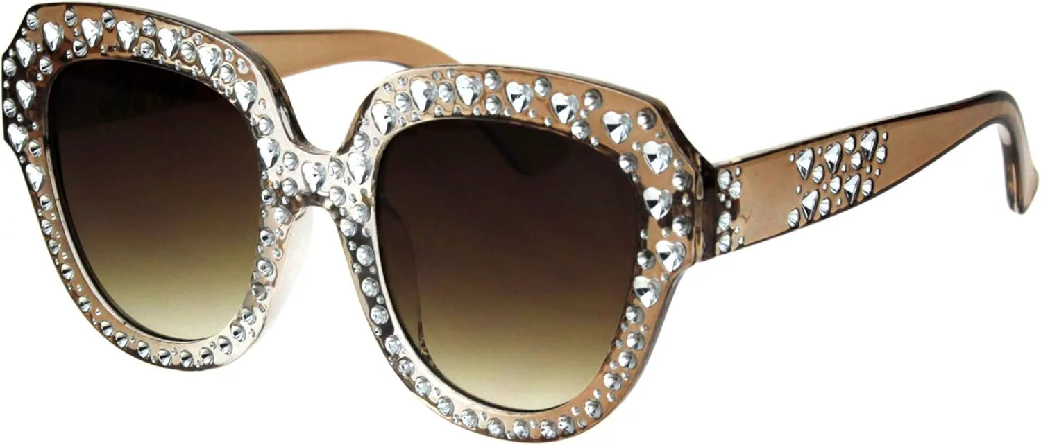 Женские солнцезащитные очки большого размера в форме сердца с оправой в виде бабочки и защитой от УФ-излучения UV 400 PASTL, Beige Clear (Brown Gradient)
Женские солнцезащитные очки большого размера в форме сердца с оправой в виде бабочки и защитой от УФ-излучения UV 400 PASTL, Beige Clear (Brown Gradient)