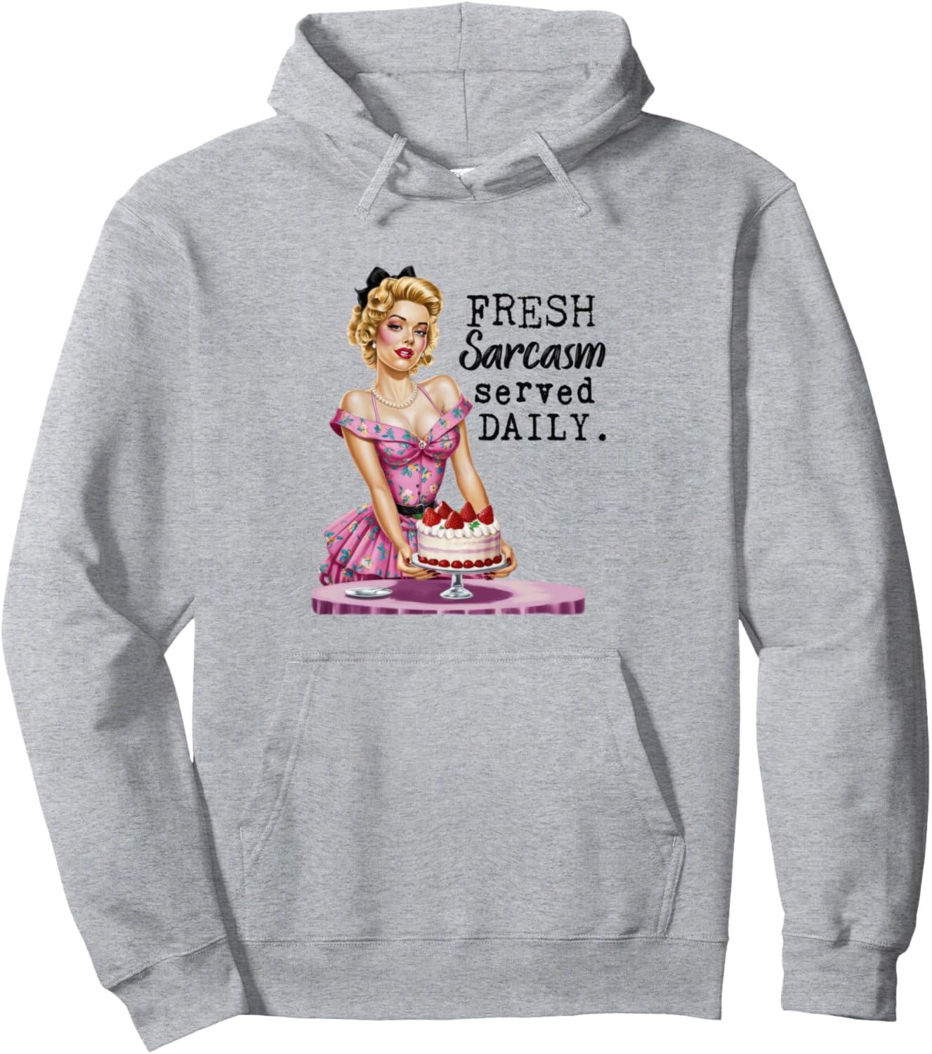 Сарказм ежедневно. Забавная толстовка с изображением жены, мамы, домохозяйки в стиле ретро и пин-ап The Retro Housewife Of Nyc, серый
Сарказм ежедневно. Забавная толстовка с изображением жены, мамы, домохозяйки в стиле ретро и пин-ап The Retro Housewife Of Nyc, серый