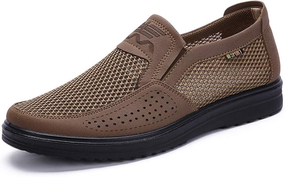 Мужские дышащие сетчатые лоферы для прогулок, летние повседневные легкие кроссовки без шнурков, уличная обувь для вождения и путешествий, стильная обувь Asifn, коричневый
Мужские дышащие сетчатые лоферы для прогулок, летние повседневные легкие кроссовки без шнурков, уличная обувь для вождения и путешествий, стильная обувь Asifn, коричневый