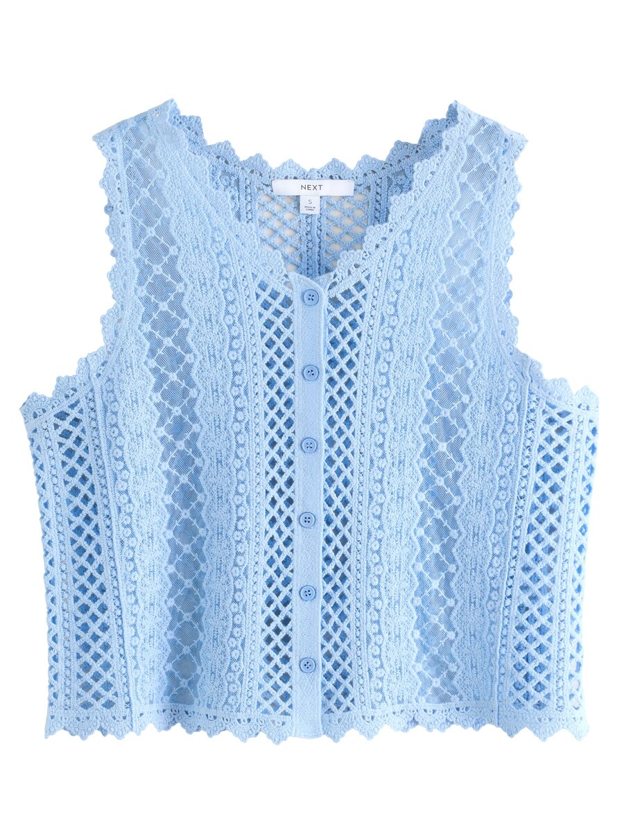 Вязаный жилет Next, светло-синий
Вязаный жилет Next, светло-синий