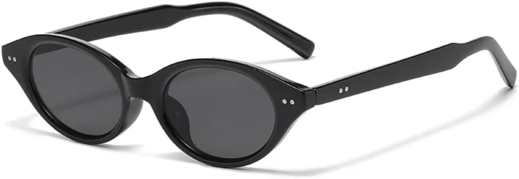 Солнцезащитные очки с защитой от УФ-излучения UV400 | Маленькая оправа, овальная, в стиле панк с заклепками | для женщин и мужчин, для занятий спортом на открытом воздухе и вождения DSVIGF, Black-black
Солнцезащитные очки с защитой от УФ-излучения UV400 | Маленькая оправа, овальная, в стиле панк с заклепками | для женщин и мужчин, для занятий спортом на открытом воздухе и вождения DSVIGF, Black-black
