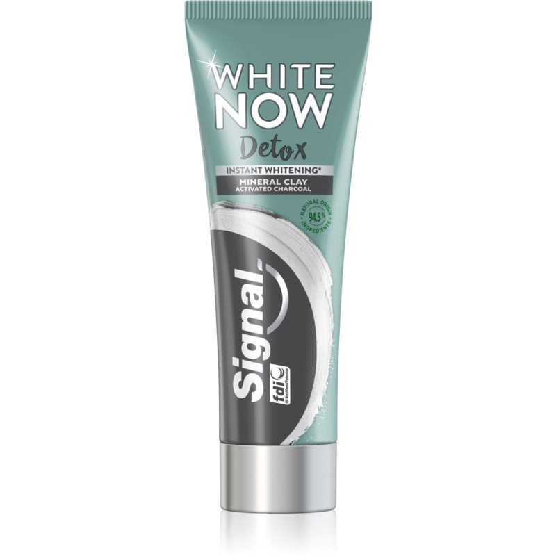Зубная паста Signal White Now Detox Charcoal отбеливающая с активированным углем 75 мл
Зубная паста Signal White Now Detox Charcoal отбеливающая с активированным углем 75 мл