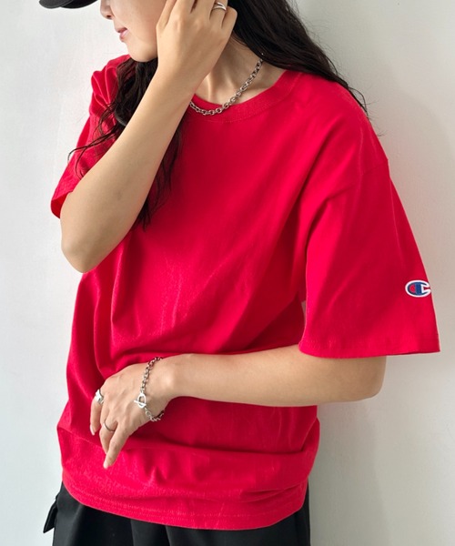 Футболка Champion, хлопковая, с коротким рукавом, однотонная, красная
Футболка Champion, хлопковая, с коротким рукавом, однотонная, красная