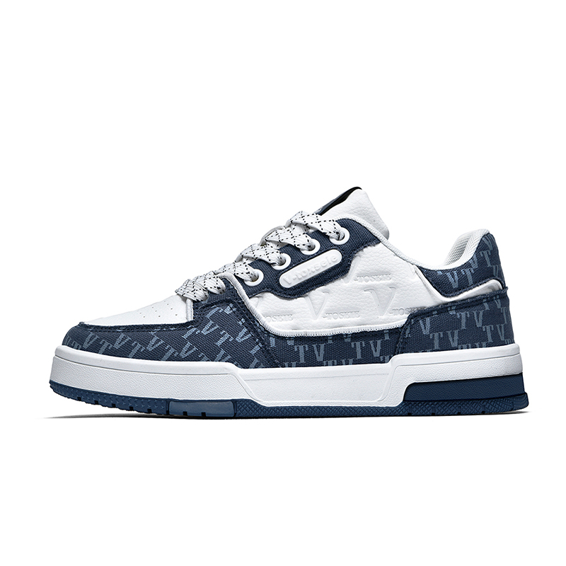 V-TOXSEIE V TOXSEIE мид-топ спортивные скейтбордные кроссовки унисекс бело-голубые, цвет White Blue 
V-TOXSEIE V TOXSEIE мид-топ спортивные скейтбордные кроссовки унисекс бело-голубые, цвет White Blue