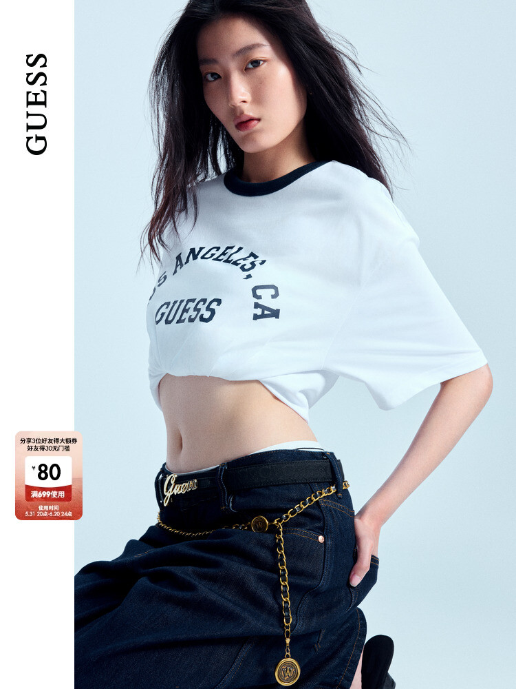 Футболка унисекс Guess с короткими рукавами, красный / белый
Футболка унисекс Guess с короткими рукавами, красный / белый