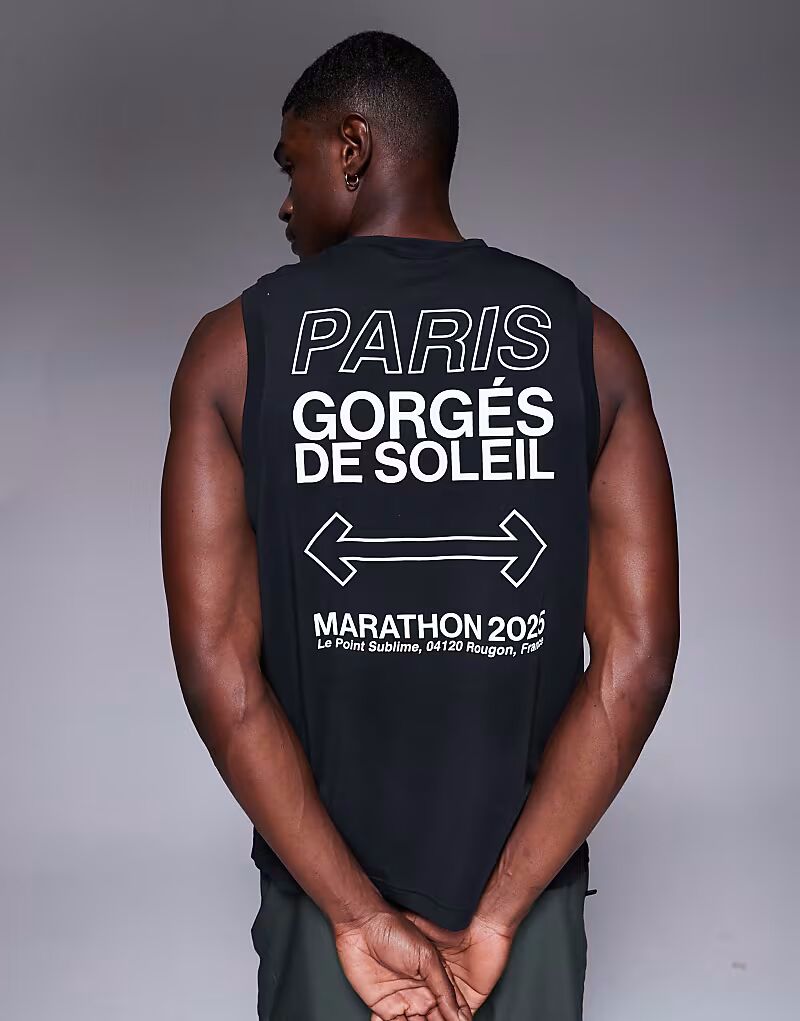 4505 - Майка для бега из быстросохнущего трикотажа черного цвета с принтом на спине
4505 - Майка для бега из быстросохнущего трикотажа черного цвета с принтом на спине