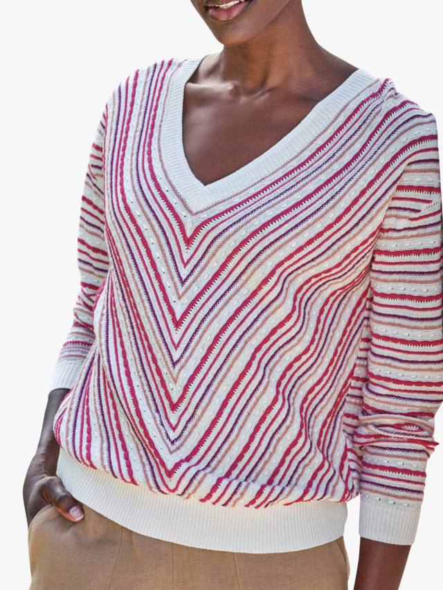 Свитер с узором «шеврон» из льняной смеси Pure Collection, Pink/Multi
Свитер с узором «шеврон» из льняной смеси Pure Collection, Pink/Multi