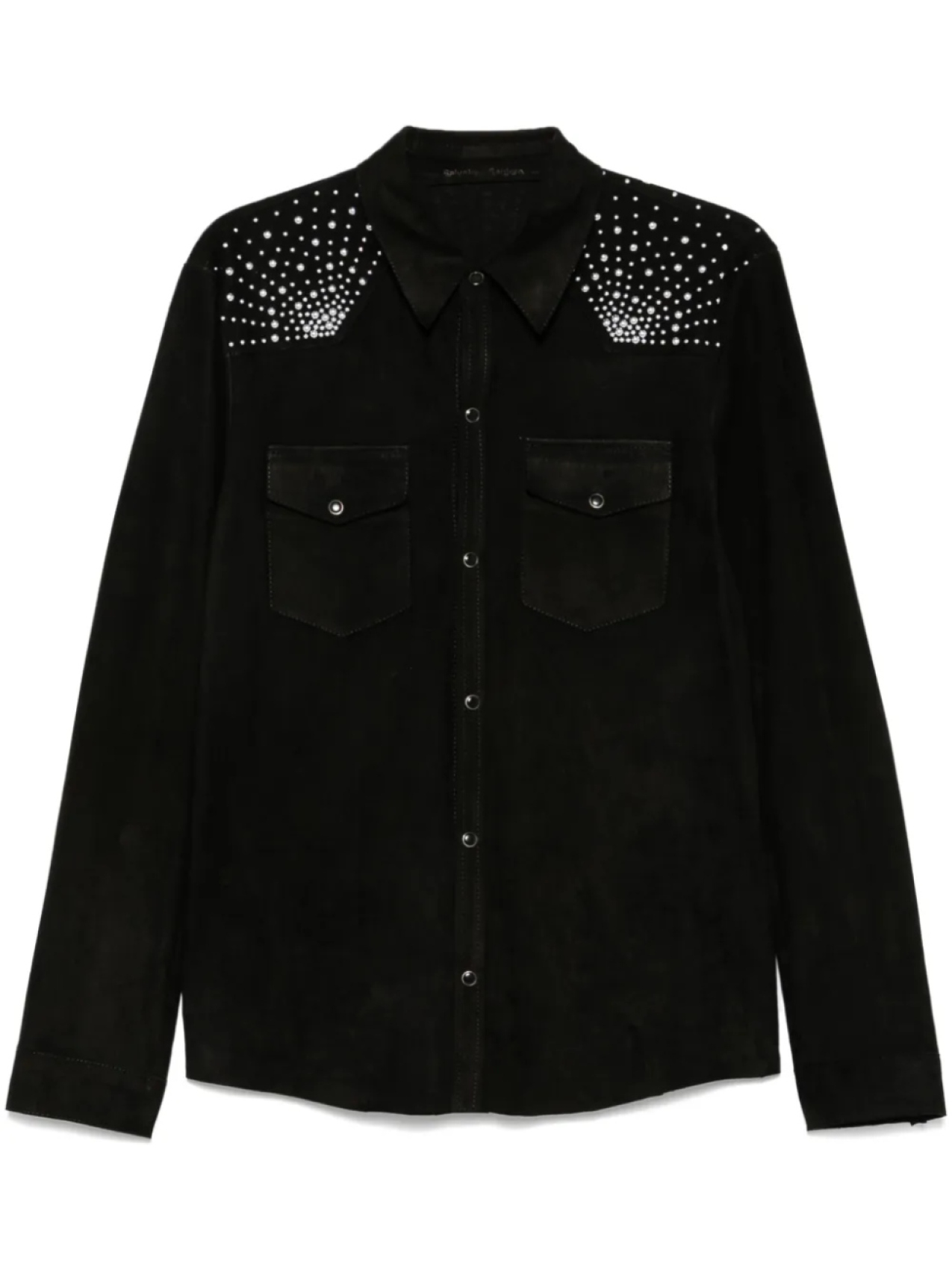 Salvatore Santoro куртка-рубашка на кнопках, черный 
Salvatore Santoro куртка-рубашка на кнопках, черный
