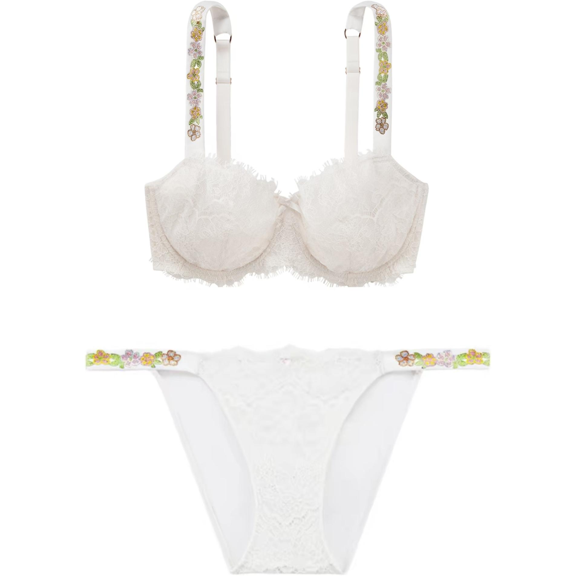 Victoria's Secret Женский комплект нижнего белья белый
Victoria's Secret Женский комплект нижнего белья белый