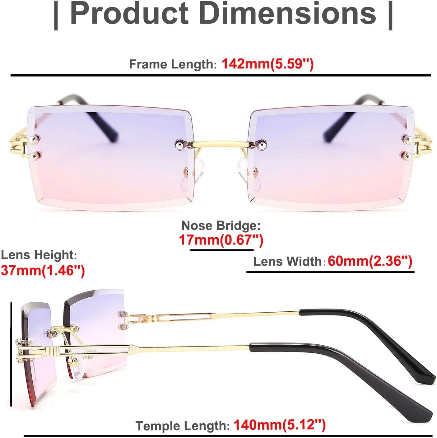 Солнцезащитные очки FEISEDY в винтажном стиле, прямоугольные, без оправы, конфетных цветов, для женщин и мужчин, B2642, 2pack (04 Purple Pink+12 Gradual Purple)
Солнцезащитные очки FEISEDY в винтажном стиле, прямоугольные, без оправы, конфетных цветов, для женщин и мужчин, B2642, 2pack (04 Purple Pink+12 Gradual Purple)