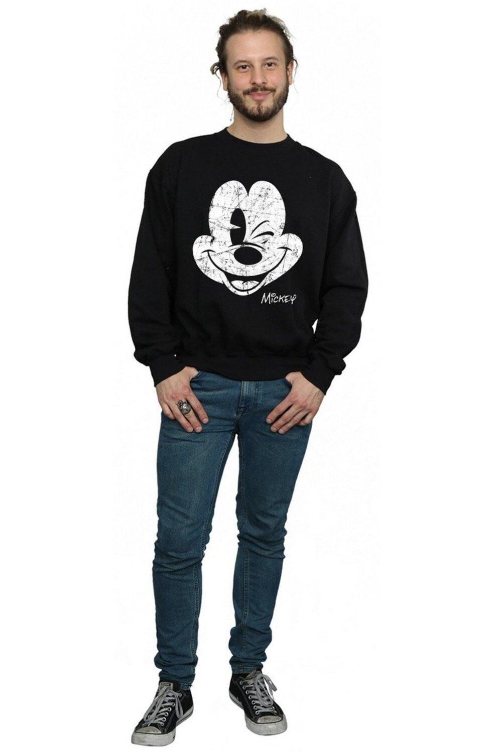 Толстовка с лицом Микки Мауса Disney, черный
Толстовка с лицом Микки Мауса Disney, черный