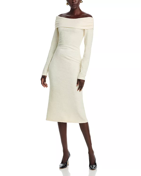 Платье Бейли с открытыми плечами Area Stars, белый
Платье Бейли с открытыми плечами Area Stars, белый