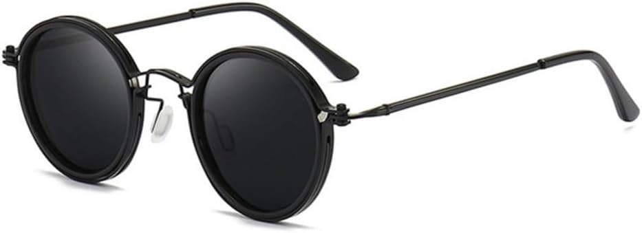 Солнцезащитные очки унисекс в стиле ретро, круглые, винтажные, в маленькой оправе, классические, в стиле стимпанк, защита от ультрафиолета UV400 TYUVIVO, Black Black
Солнцезащитные очки унисекс в стиле ретро, круглые, винтажные, в маленькой оправе, классические, в стиле стимпанк, защита от ультрафиолета UV400 TYUVIVO, Black Black