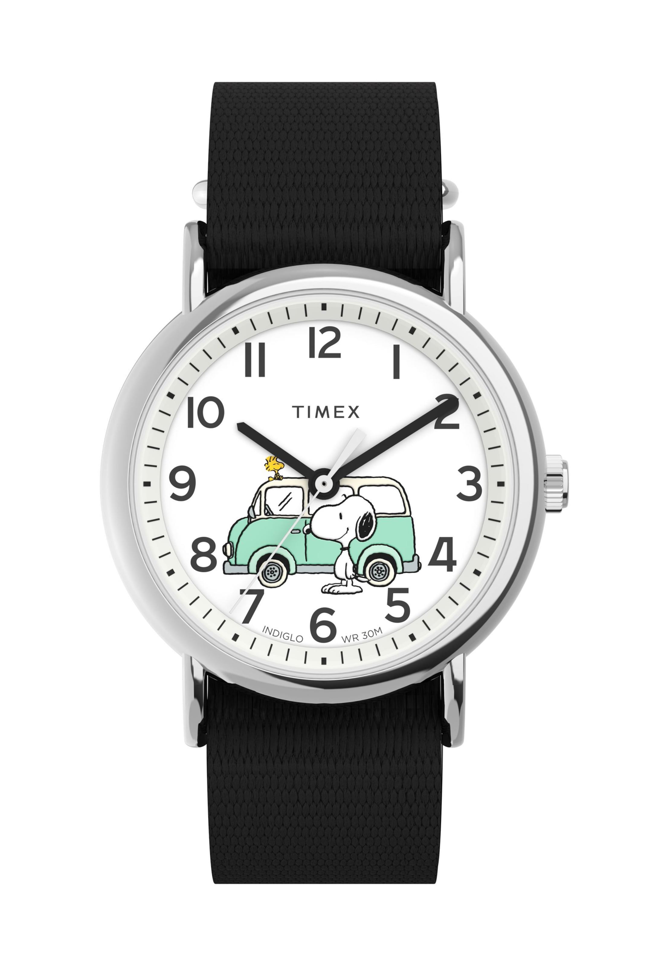 Часы Analog 'Timex Weekender x Peanuts - Van' в черном цвете
Часы Analog 'Timex Weekender x Peanuts - Van' в черном цвете