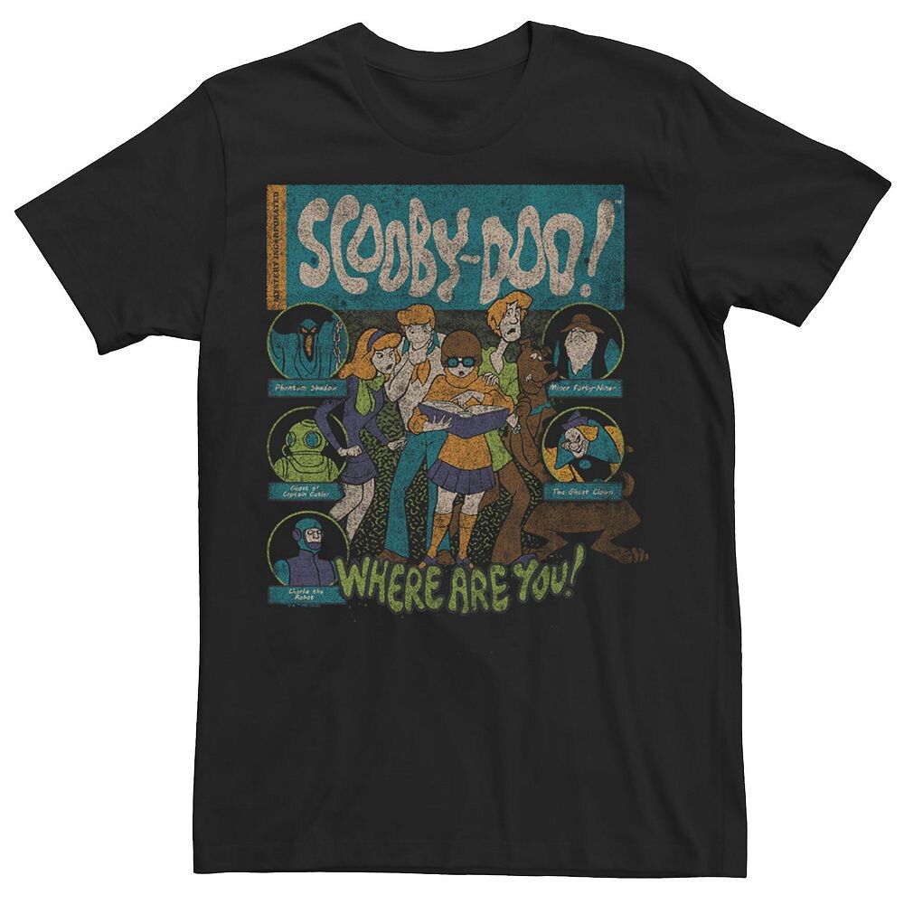 Мужская футболка с рисунком Scooby-Doo, Where Are You Monsters Stamps Licensed Character, черный
Мужская футболка с рисунком Scooby-Doo, Where Are You Monsters Stamps Licensed Character, черный