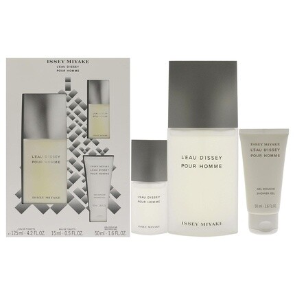 L'Eau D'Issey Pour Homme Подарочный набор из 3 предметов для мужчин, Issey Miyake 
L'Eau D'Issey Pour Homme Подарочный набор из 3 предметов для мужчин, Issey Miyake